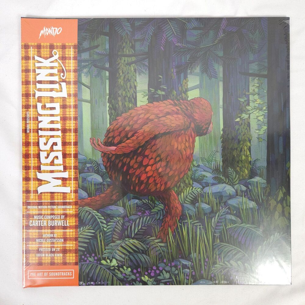 Missing Link OST Soundtrack Carter Burwell 2 -‎ 180 Gram Vinyl Mondo 2 LP Black